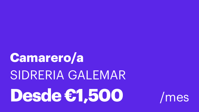 Camarero/a