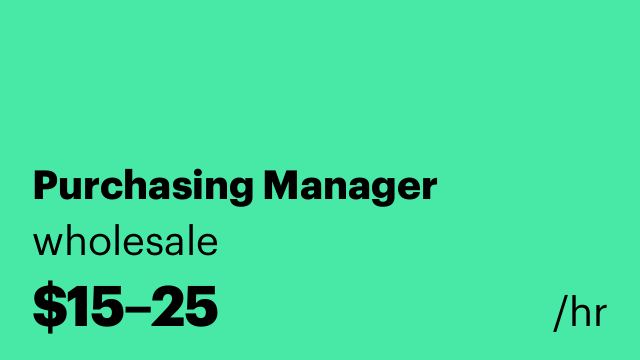Purchasing Manager