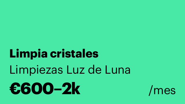 Limpia cristales