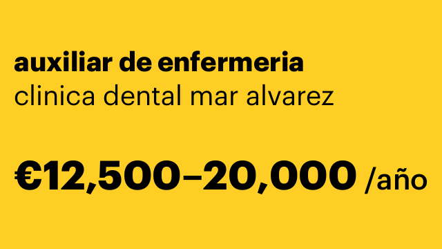 auxiliar de enfermeria