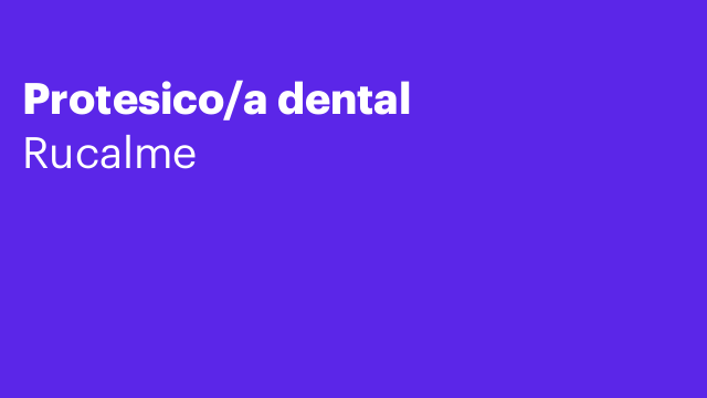 Protesico/a dental