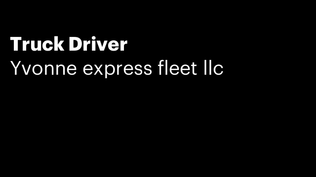 Truck Driver