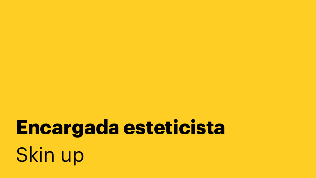 Encargada esteticista