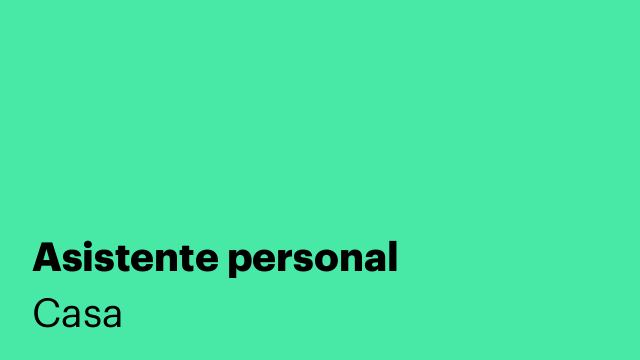 Asistente personal