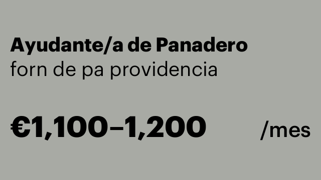 Ayudante/a de Panadero