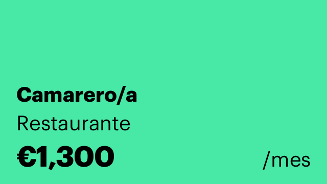 Camarero/a