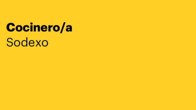 Cocinero/a