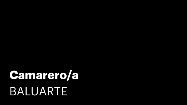 Camarero/a