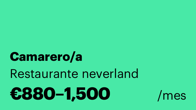 Camarero/a