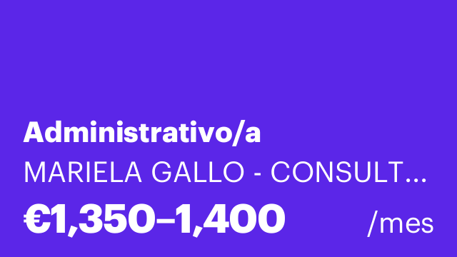 Administrativo/a
