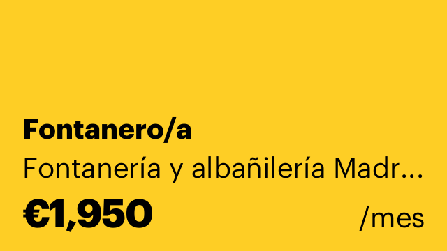 Fontanero/a