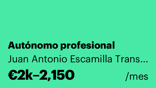 Autónomo profesional