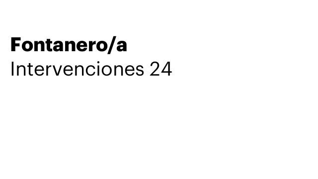 Fontanero/a