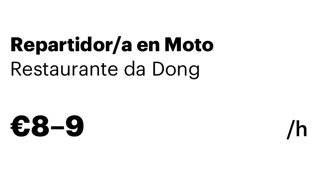 Repartidor/a en Moto