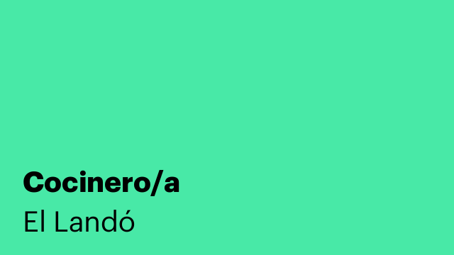 Cocinero/a