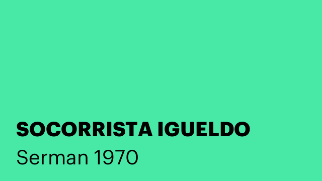SOCORRISTA IGUELDO