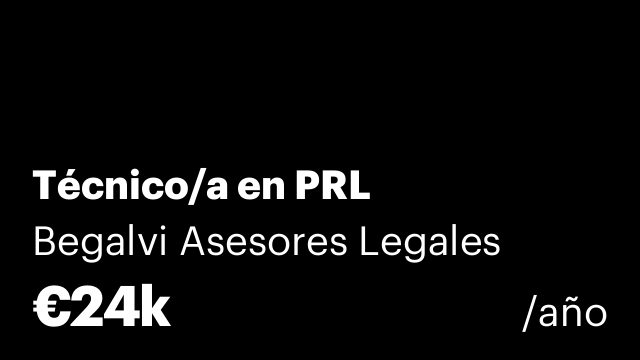 Técnico/a en PRL