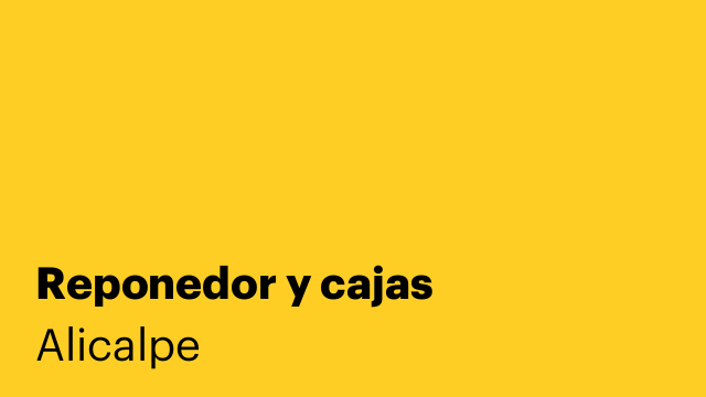 Reponedor y cajas