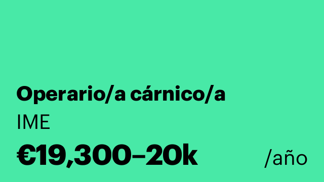 Operario/a cárnico/a