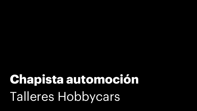 Chapista automoción