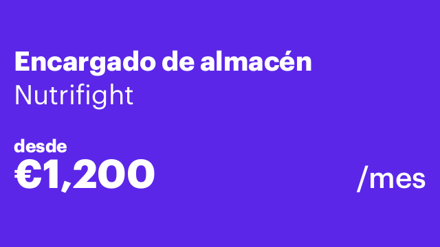 Encargado de almacén