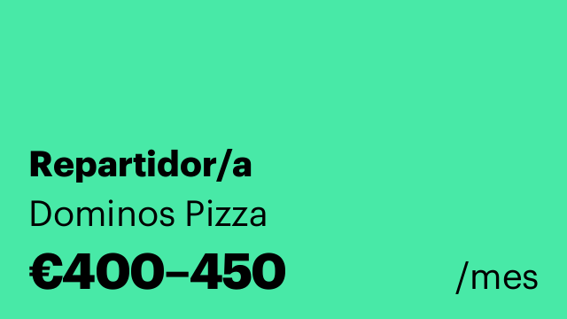 Repartidor/a
