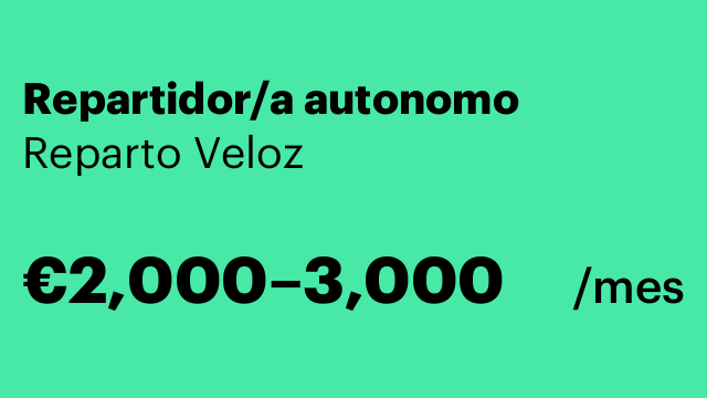 Repartidor/a autonomo