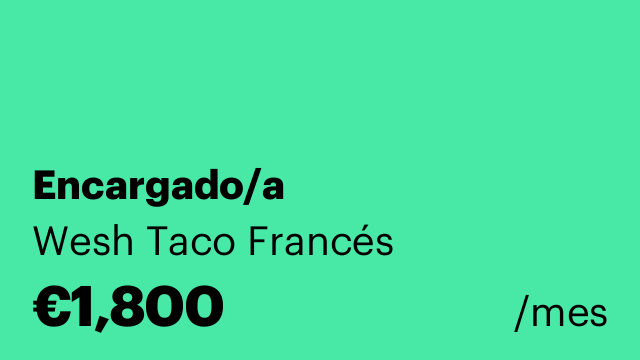 Encargado/a