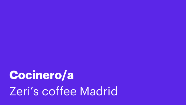 Cocinero/a
