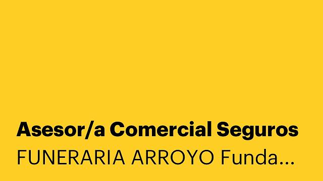 Asesor/a Comercial Seguros