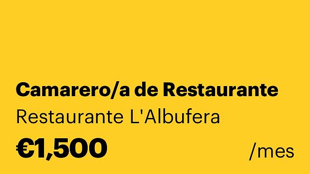 Camarero/a de Restaurante