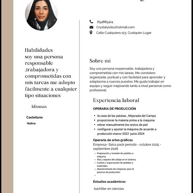Candidate avatar