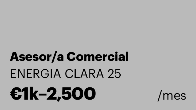 Asesor/a Comercial