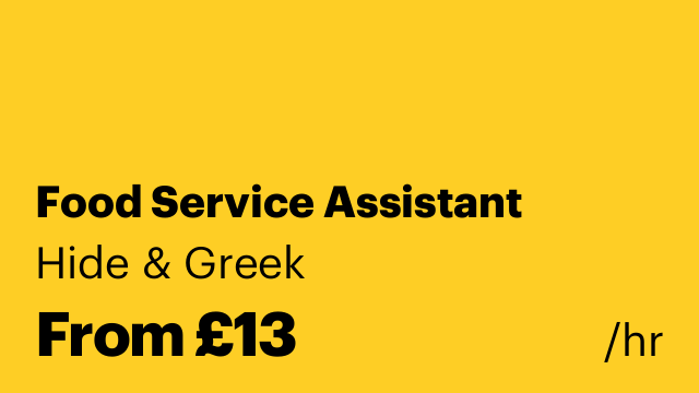 Food Service Assistant