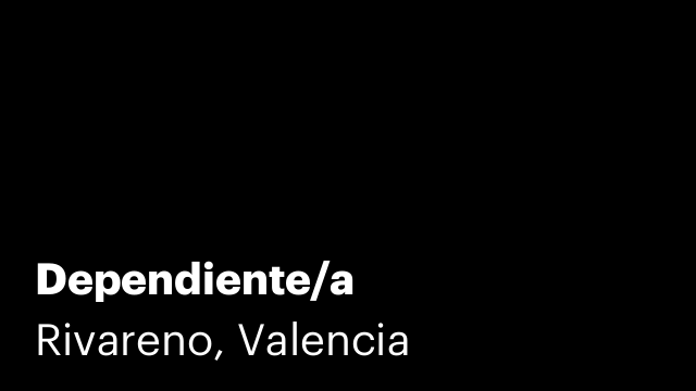 Dependiente/a