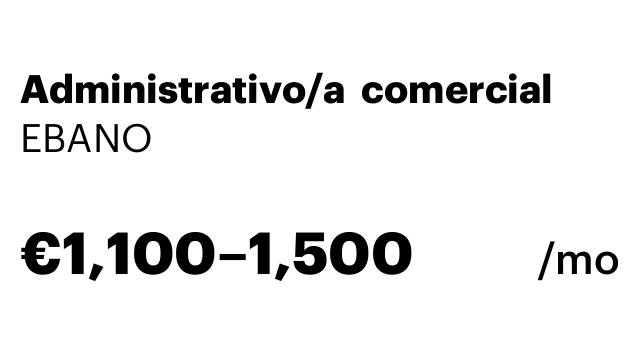 Administrativo/a comercial