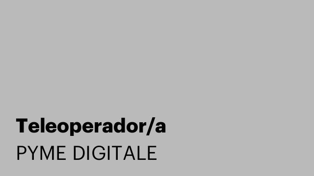 Teleoperador/a