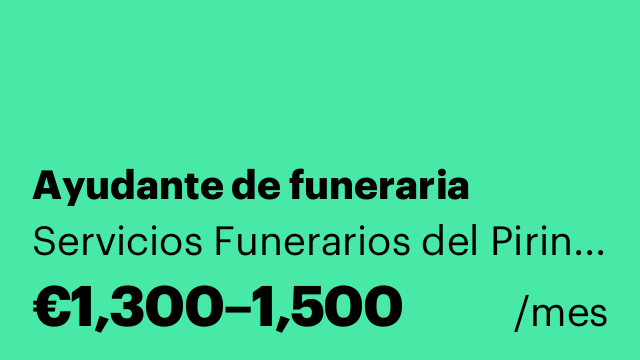 Ayudante de funeraria