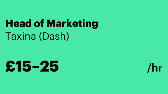 Head of Marketing