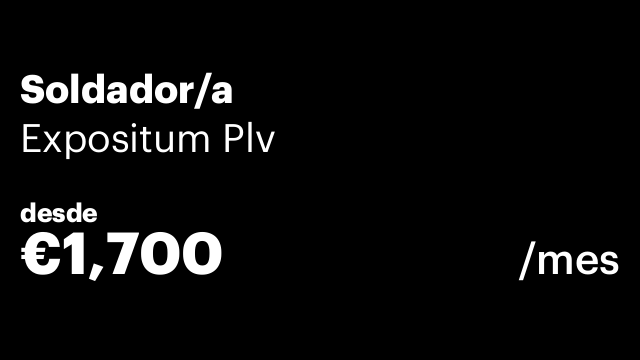 Soldador/a