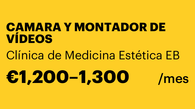 CAMARA Y MONTADOR DE VÍDEOS