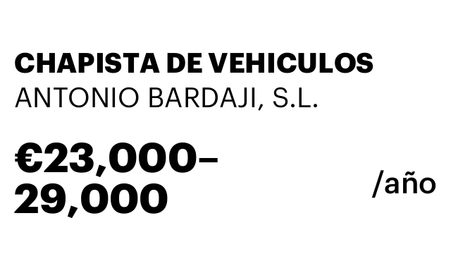 CHAPISTA DE VEHICULOS