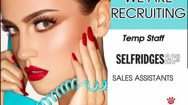 Selfridges Sales Assistant Skincare Dept