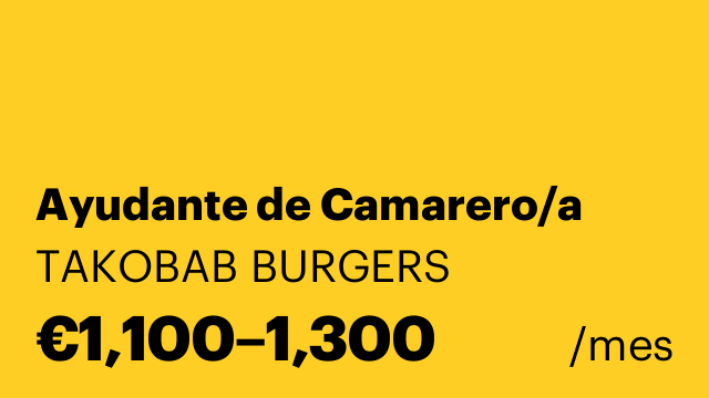 Ayudante de Camarero/a