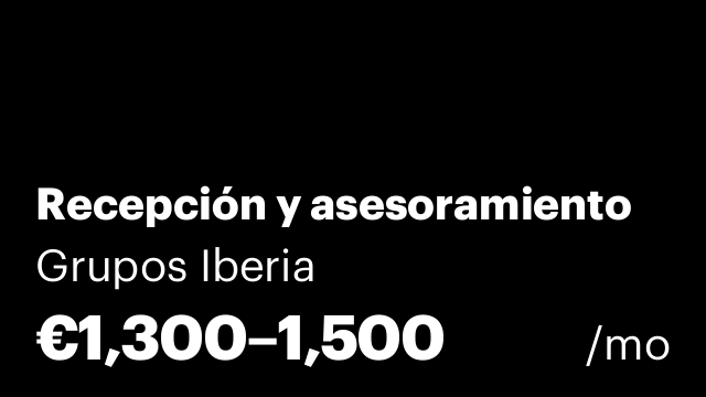 Recepción y asesoramiento