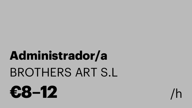 Administrador/a