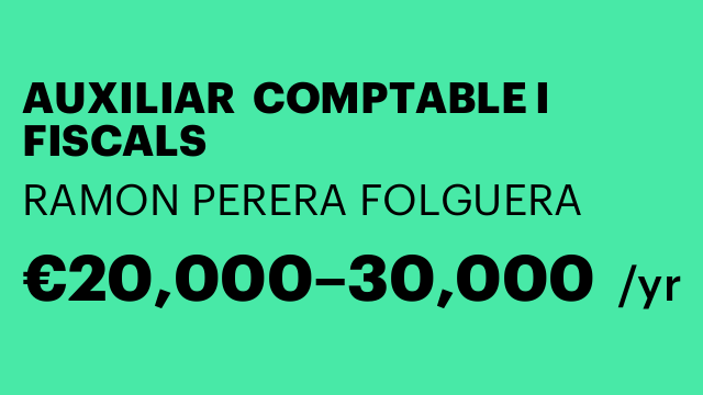 AUXILIAR  COMPTABLE I FISCALS