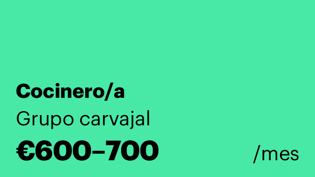 Cocinero/a