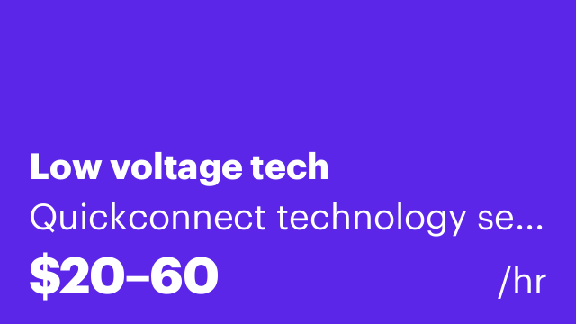 Low voltage tech