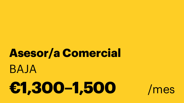 Asesor/a Comercial